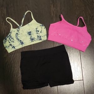 Girls athletic clothes